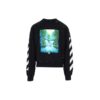 Off-White Men’ s Pullover Loose Printing Black