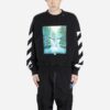 Off-White Men’ s Pullover Loose Printing Black
