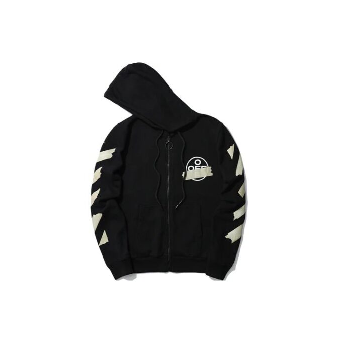 Off-White Men’ s Rubber Strap Arrow Printing Classic Black