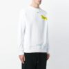 Off-White Men’ s Rubber Strap Printing Round Neck Long Sleeves White