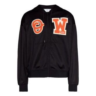 Off-White Men’ s Skate Alphabet Zipper Loose Fit Black