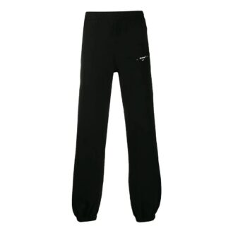 Off-White Men’ s Small Logo Bundle Feet Sports Pants/Trousers/Joggers Black