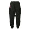 Off-White Men’ s Solid Color Cargo Pocket Sports Pants/Trousers/Joggers Loose Fit Black