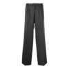 Off-White Men’ s Solid Color Casual Long Pants/Trousers Loose Fit Gray