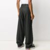 Off-White Men’ s Solid Color Casual Long Pants/Trousers Loose Fit Gray