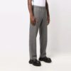 Off-White Men’ s Solid Color Casual Straight Sports Pants/Trousers/Joggers Gray