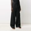 Off-White Men’ s Solid Color Casual Suit Long Pants/Trousers Loose Fit Black