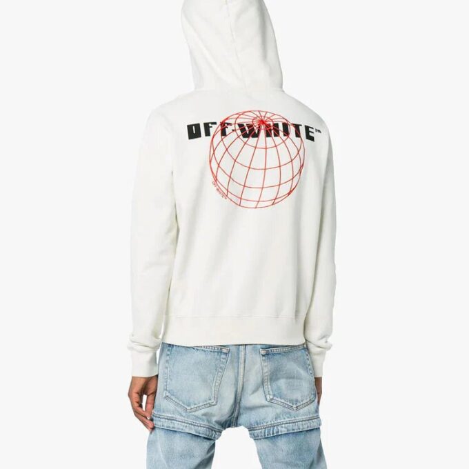 Off-White Men’ s Solid Color Long Sleeves White