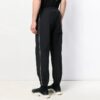 Off-White Men’ s Solid Color Side White Stripe Casual Pants/Trousers Black