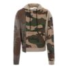 Off-White Men’ s Splicing Long Sleeves Camouflage