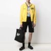 Off-White Men’ s SS21 Casual Logo Printing Zipper Ordinary Version Black