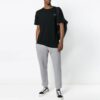 Off-White Men’ s SS21 Drawstring Logo Yellow Arrow Sports Pants/Trousers/Joggers Slim Fit Gray