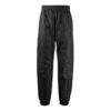 Off-White Men’ s SS21 Elastic Waistband Solid Color Sports Pants/Trousers/Joggers Loose Fit Black