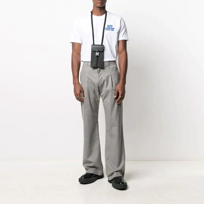 Off-White Men’ s SS21 Gray Long Pants/Trousers