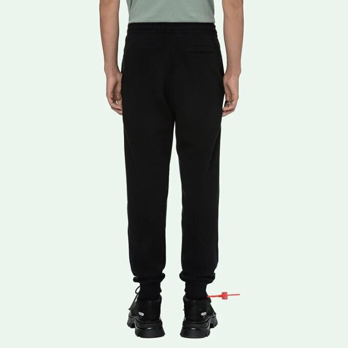 Off-White Men’ s SS21 Logo Black Sports Pants/Trousers/Joggers