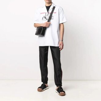 Off-White Men’ s SS21 Logo Printing White Shirt
