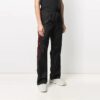 Off-White Men’ s SS21 Zipper Detail Logo Sports Pants/Trousers/Joggers Black