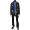 Off-White Men’ s SS22 Alphabet Printing Zipper Hooded Jacket Version Black
