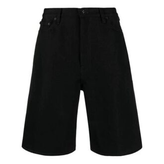 Off-White Men’ s SS22 Arrow Logo Printing Casual Shorts Loose Fit Black