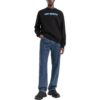 Off-White Men’ s SS22 Arrow Pattern Logo Round Neck Black