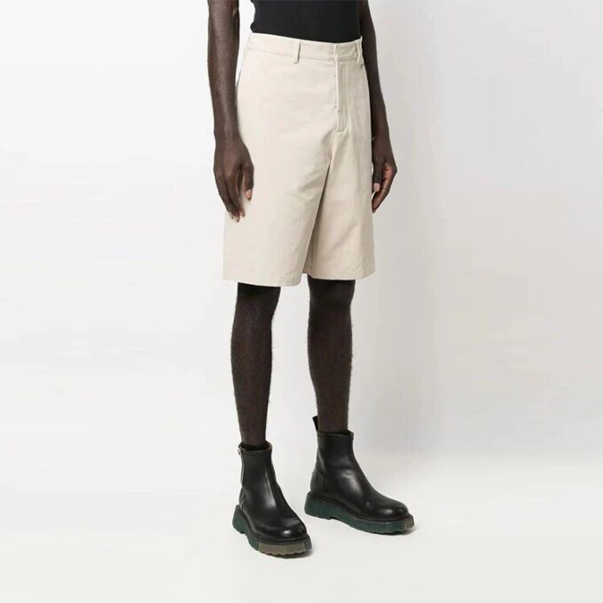 Off-White Men’ s SS22 Arrow Printing Bermuda Shorts Beige