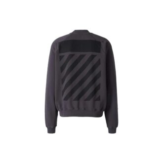 Off-White Men’ s SS22 Back Arrow Printing Pullover Autumn Gray