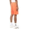 Off-White Men’ s SS22 Brand Logo Printing Elastic Waistband Straight Shorts Ordinary Version Orange