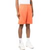 Off-White Men’ s SS22 Brand Logo Printing Elastic Waistband Straight Shorts Ordinary Version Orange