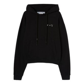 Off-White Men’ s SS22 Caravaggio Painting Printing Hooded Long Sleeves Black