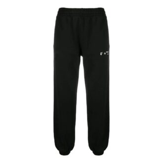 Off-White Men’ s SS22 Diagonal Stripes Bundle Feet Casual Sports Pants/Trousers/Joggers Version Black