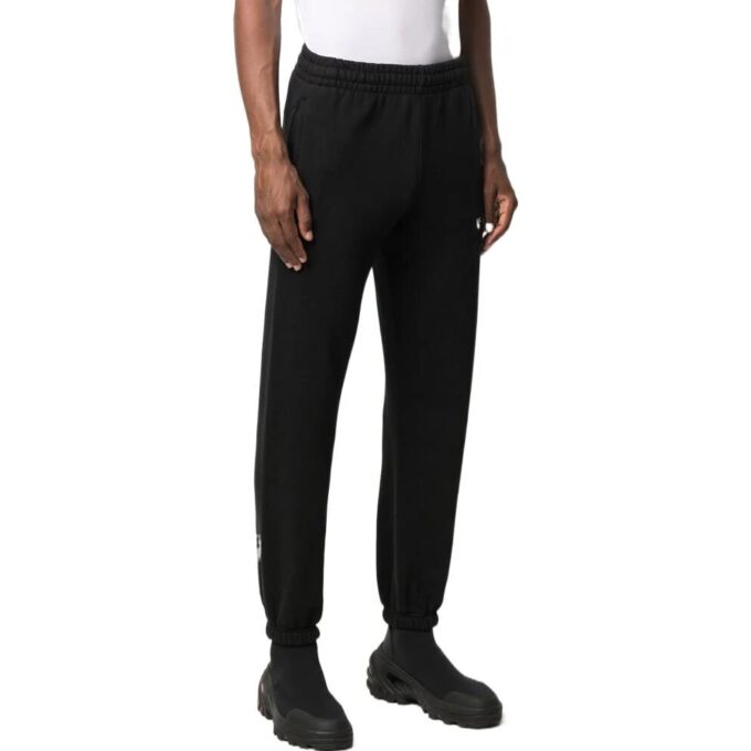 Off-White Men’ s SS22 Diagonal Stripes Bundle Feet Casual Sports Pants/Trousers/Joggers Version Black