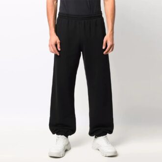 Off-White Men’ s SS22 Diagonal Stripes Bundle Feet Sports Pants/Trousers/Joggers Black