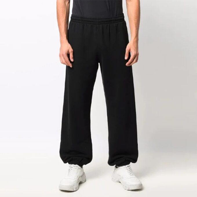 Off-White Men’ s SS22 Diagonal Stripes Bundle Feet Sports Pants/Trousers/Joggers Black