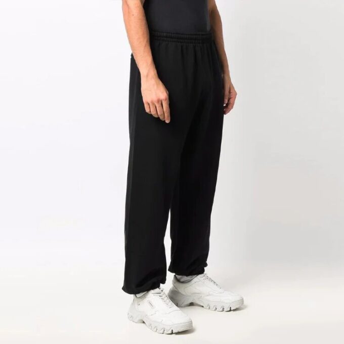 Off-White Men’ s SS22 Diagonal Stripes Bundle Feet Sports Pants/Trousers/Joggers Black