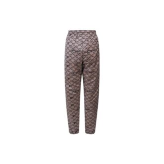 Off-White Men’ s SS22 Full Print Pattern Alphabet Sports Pants/Trousers/Joggers Beige
