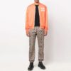 Off-White Men’ s SS22 Full Print Pattern Alphabet Sports Pants/Trousers/Joggers Beige