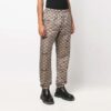 Off-White Men’ s SS22 Full Print Pattern Alphabet Sports Pants/Trousers/Joggers Beige