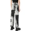 Off-White Men’ s SS22 Ink High Waist Straight Casual Pants/Trousers Loose Fit