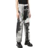 Off-White Men’ s SS22 Ink High Waist Straight Casual Pants/Trousers Loose Fit