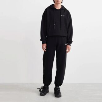 Off-White Men’ s SS22 Logo Bundle Feet Sports Pants/Trousers/Joggers Black