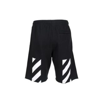 Off-White Men’ s SS22 Logo Printing Sports Shorts Version Black