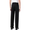 Off-White Men’ s SS22 Mid Waist Solid Color Straight Casual Pants/Trousers Version Black