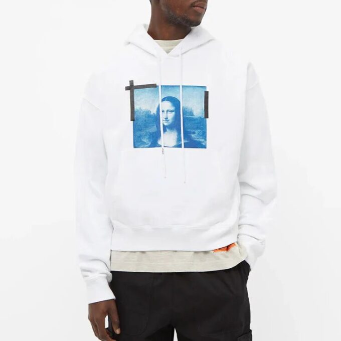 Off-White Men’ s SS22 Mona Lisa Printing White