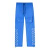 Off-White Men’ s SS22 Printing Lacing Casual Pants/Trousers Blue