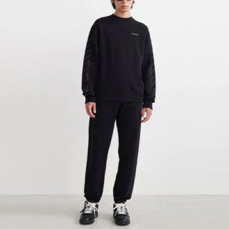 Off-White Men’ s SS22 Printing Round Neck Black