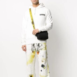 Off-White Men’ s SS22 Printing Straight Casual Pants/Trousers Loose Fit