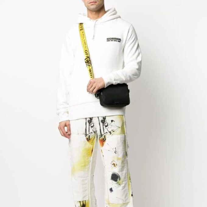 Off-White Men’ s SS22 Printing Straight Casual Pants/Trousers Loose Fit