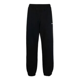 Off-White Men’ s SS22 Printing Straight Loose Casual Long Pants/Trousers Black