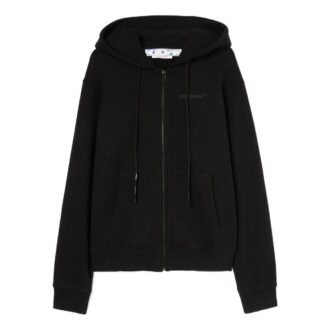 Off-White Men’ s SS22 Printing Zipper Jacket Black