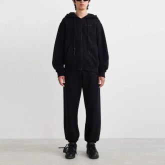 Off-White Men’ s SS22 Printing Zipper Jacket Black